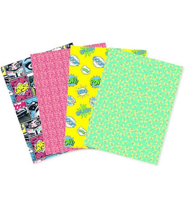 décopatch Bastelpapier DP039C 30 x 40 cm, 4 Blatt