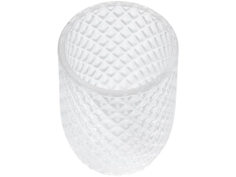 diaqua® Zahnputzbecher Facette Transparent