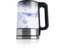 GOURMETmaxx Wasserkocher 1.7 l, Silber/Transparent
