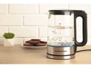 GOURMETmaxx Wasserkocher 1.7 l, Silber/Transparent