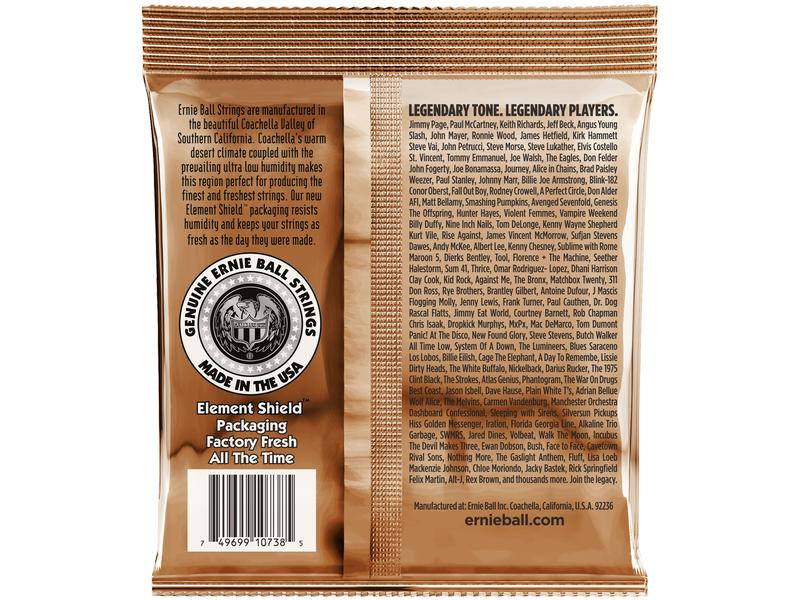 Ernie Ball Gitarrensaiten 2152 Earthwood PB – Custom Light 10-48