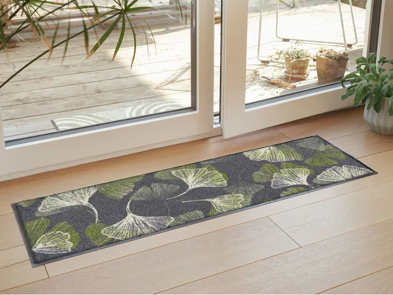 Salonlöwe Fussmatte Gingko Allover 30 cm x 100 cm