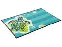 wash+dry Fussmatte Turtle Splash 50 cm x 75 cm