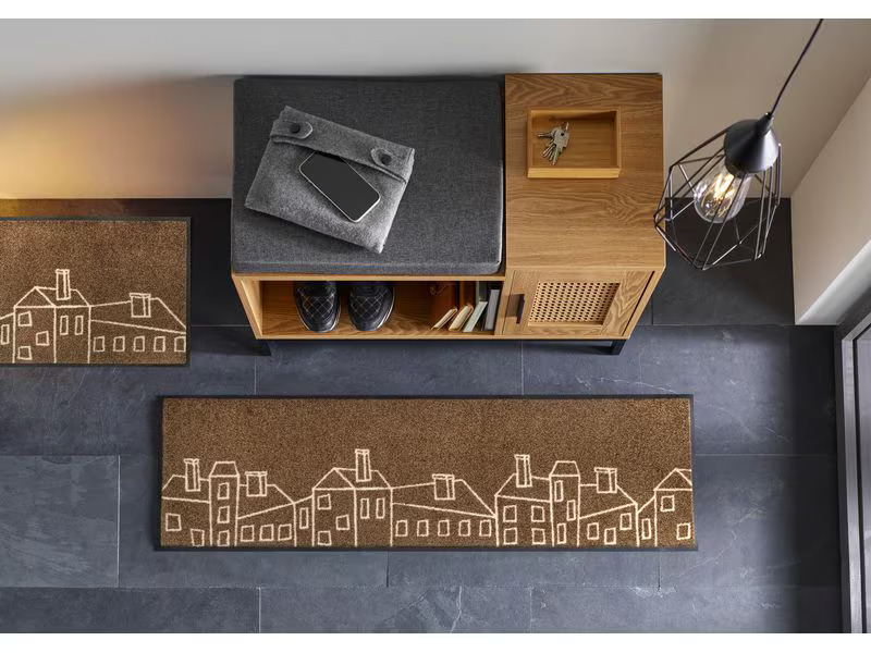 wash+dry Fussmatte Line City 35 cm x 120 cm