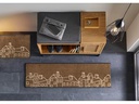 wash+dry Fussmatte Line City 35 cm x 120 cm