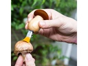 Kikkerland Schlüsselanhänger Pilz Braun