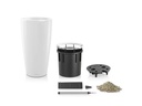 Lechuza RONDO Premium 32 - Komplettset Weiss/Weiss matt