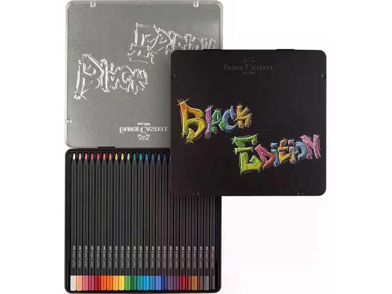 Faber-Castell Farbstifte Black Edition 24 Stück