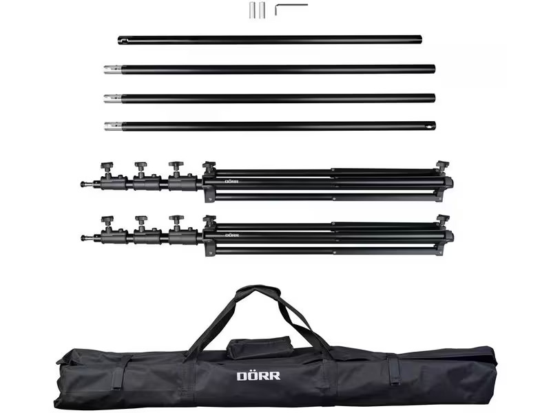 Dörr Hintergrundsystem Heavy Weight 2.1 m - 4.2 m (B) x 3.9 m (H)