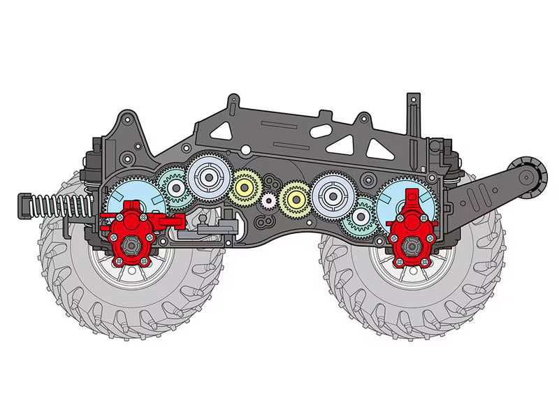 Tamiya Monster Beetle Trail GF-01TR 4WD Bausatz, 1:14