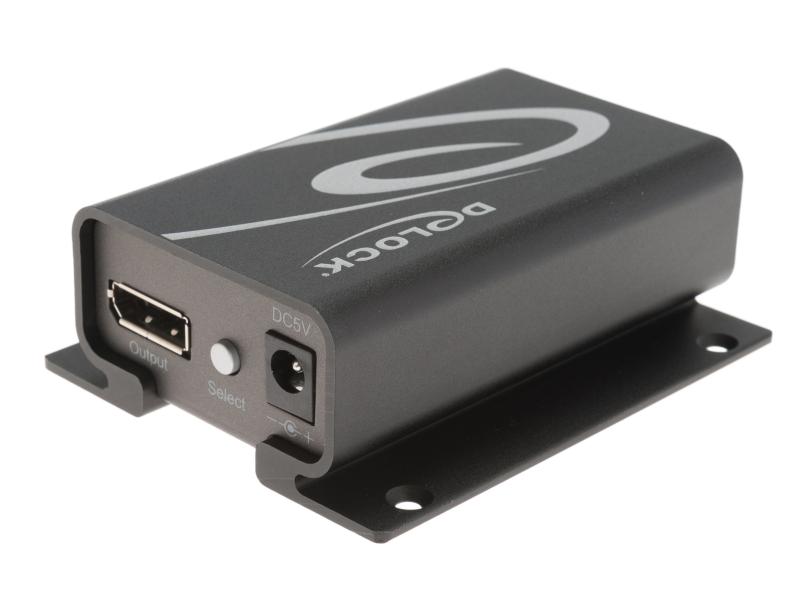 Delock Switchbox Displayport, 2 Port, 4K support