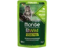Monge Nassfutter Katze Bwild GF Sterilisiert Wildschwein 28x85g