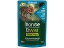 Monge Nassfutter Katze Bwild GF Sterilisiert Thun &amp; Shrimp 28x85g
