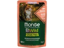 Monge Nassfutter Katze Bwild GF Sterilisiert Lachs 28x85g