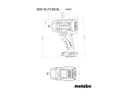 Metabo Akku-Schlagschrauber SSW 18 LTX 800 BL, Solo
