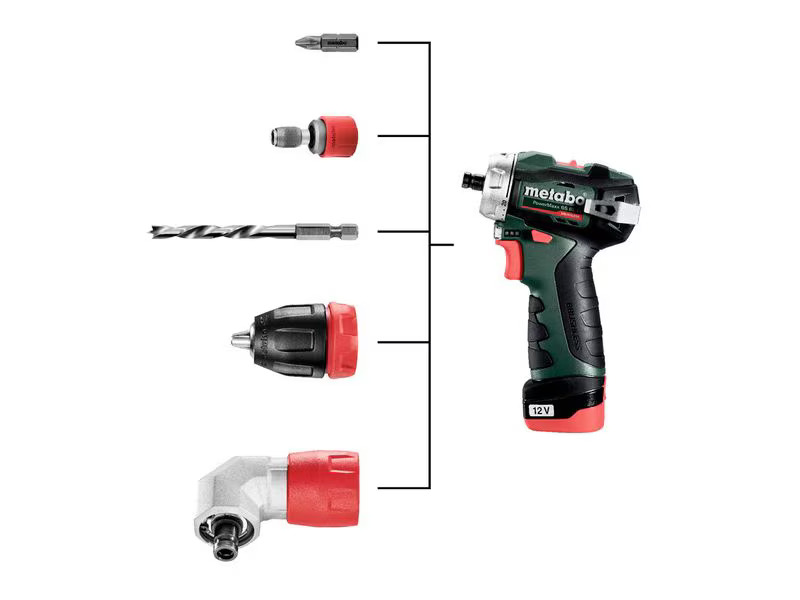 Metabo Akku-Bohrschrauber Powermaxx BS BL Q, 12 V, Kit