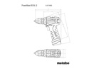 Metabo Akku-Bohrschrauber Powermaxx BS BL Q, 12 V, Kit