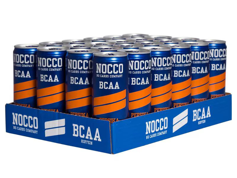 NOCCO Getränk BCAA Pfirsich 24 x 0.33 l