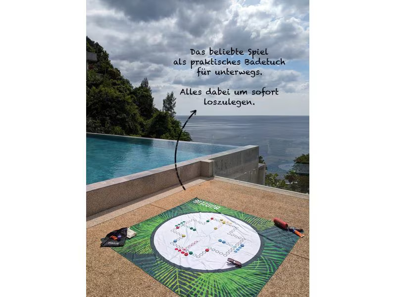 Bünzlig Dog Spielset Dog-Spiel-Badetuch XXL