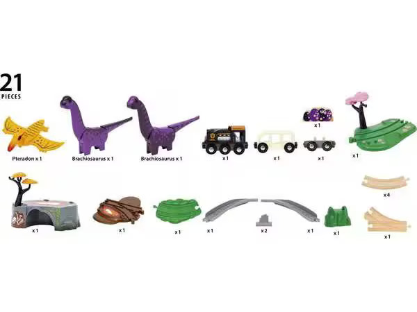 BRIO BRIO World Dinosaur Adventure Set