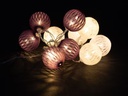 COCON Lichterkette LED Lila/Weiss, 175 cm
