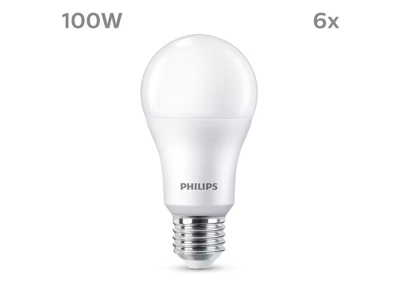 Philips Lampe LED 100W A67 E27 WW FR ND 6CT/6 EC Warmweiss