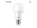 Philips Lampe LED 100W A67 E27 WW FR ND 2CT/6 EC Warmweiss