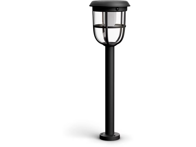 Philips Radii UE Sockelleuchte Solar schwarz 3000K