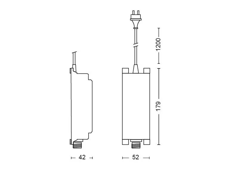Philips Outdoor Niedervolt Netzteil 48W CH Stecker