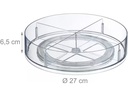 relaxdays Kühlschrankorganizer 530 g, 1 Stück, Transparent