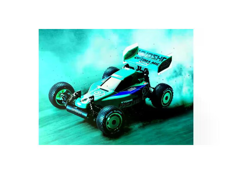 Kyosho Buggy Optima Mid'87 Le Mans 240 Gold Bausatz, 1:10