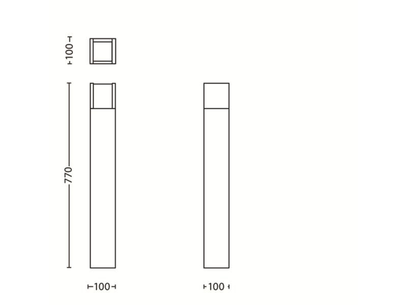 Philips Ultra-Efficient Arbour Wegeleuchte HV 3000K anthrazit