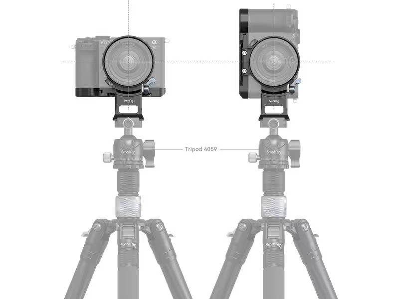Smallrig Adapter Horizontal-zu-vertikal Platte