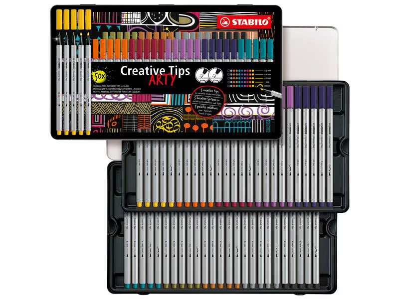 STABILO Creative Tips ARTY 50er Etui