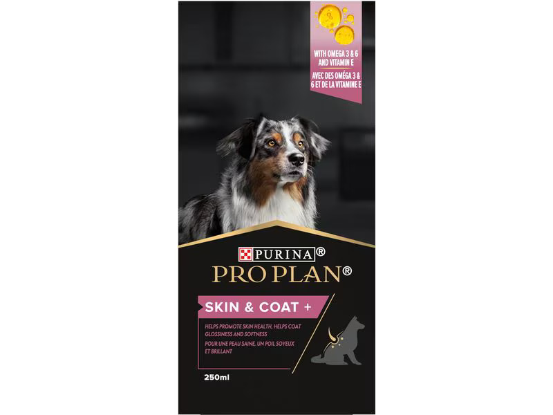 Purina Pro Plan Hunde-Nahrungsergänzung Skin &amp; Coat+ 250 ml