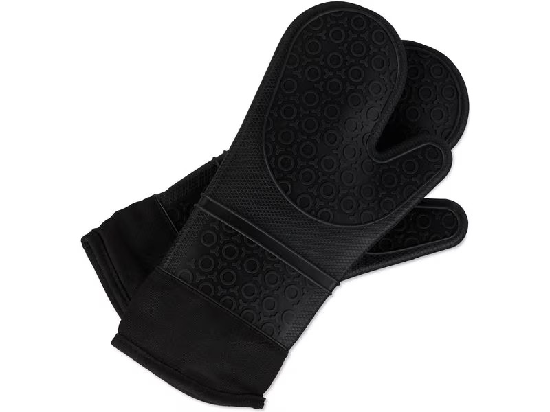 relaxdays Topflappen Schwarz