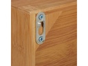 relaxdays Teebeutel-Box Braun