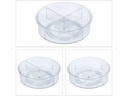 relaxdays Kühlschrankorganizer 690 g, 1 Stück, Transparent