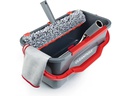 GOURMETmaxx Fensterwischer 7-teilig, Grau/Rot
