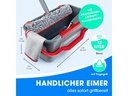 GOURMETmaxx Fensterwischer 7-teilig, Grau/Rot