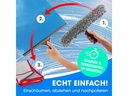 GOURMETmaxx Fensterwischer 7-teilig, Grau/Rot
