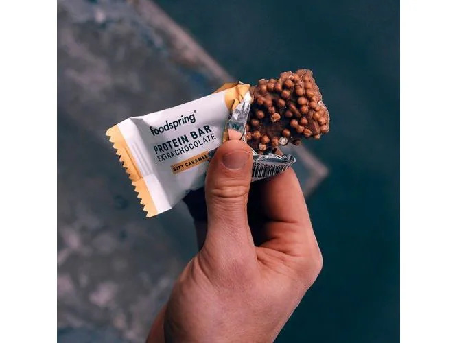 Foodspring Riegel Extra Chocolate Caramel
