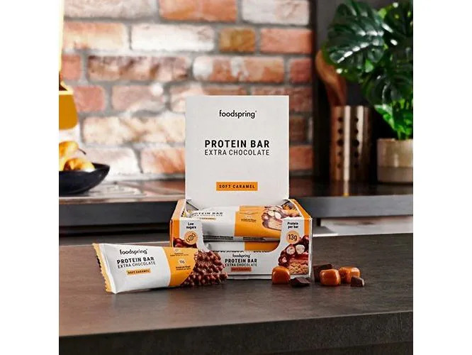 Foodspring Riegel Extra Chocolate Caramel