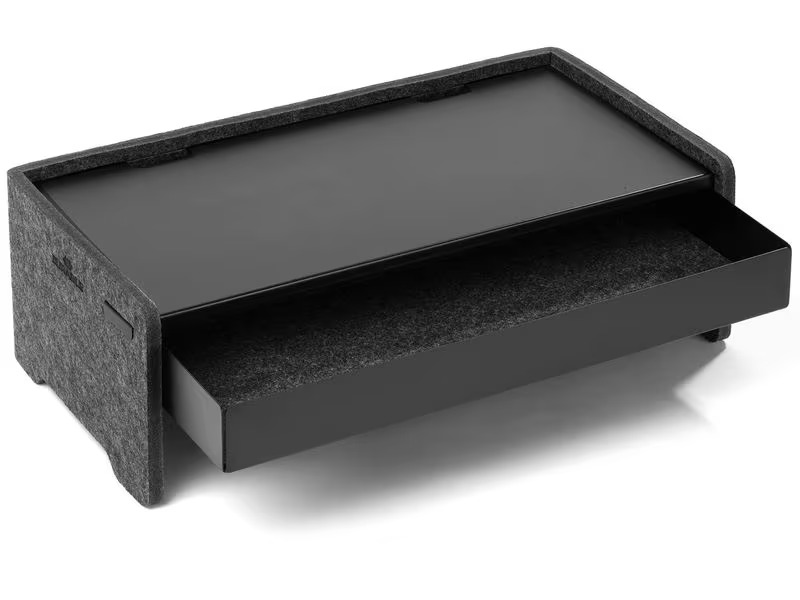DURABLE Monitor Erhöhung EFFECT PET-Filz Grau