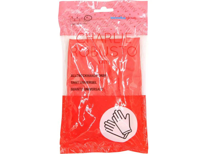 Weita Reinigungshandschuh Charlie Robusto XL 1 Stück, Rot