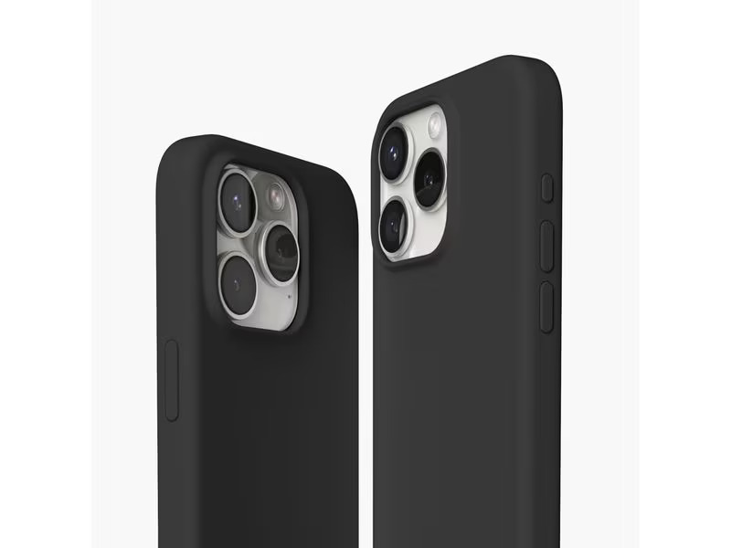 Vonmählen Back Cover Eco Silicone iPhone 15 Pro Max Black