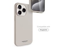 Vonmählen Back Cover Eco Silicone iPhone 15 Pro Cream