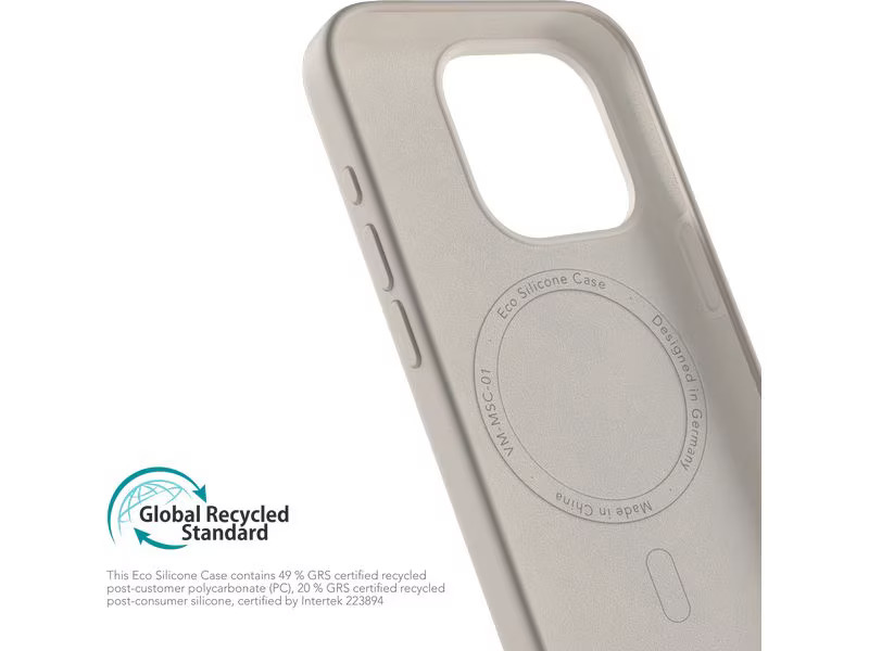 Vonmählen Back Cover Eco Silicone iPhone 15 Pro Cream