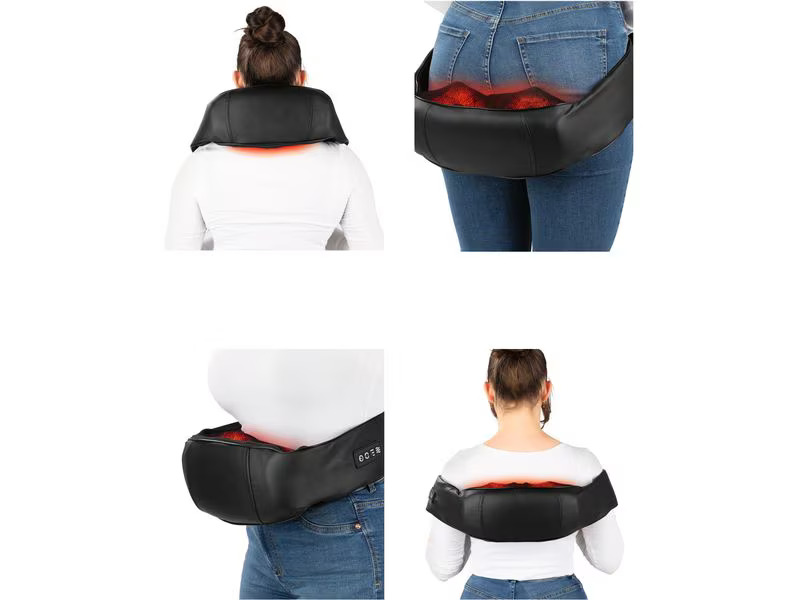 VITALmaxx Nacken-Massagekissen 12 V, Schwarz