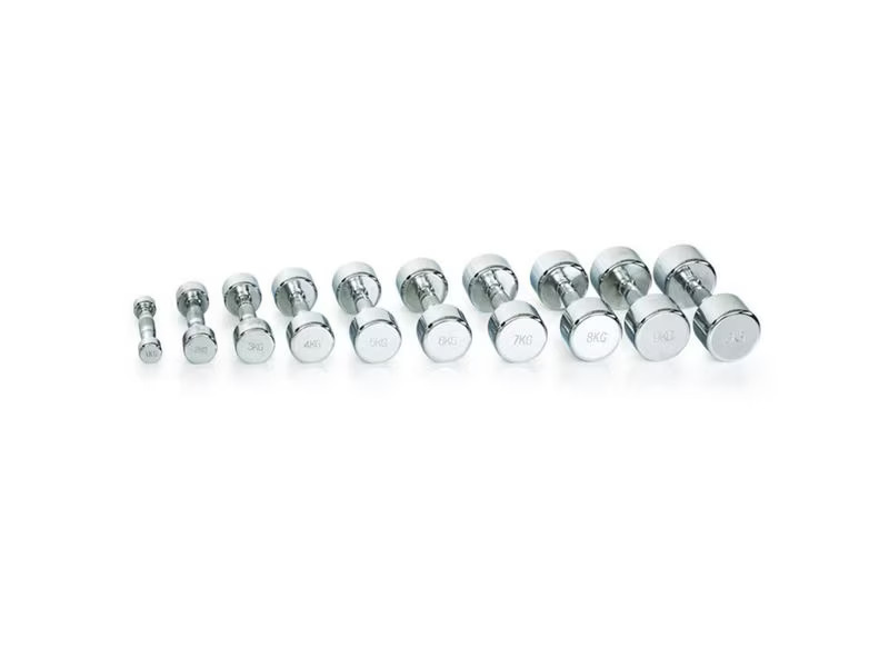 Gymstick Pro Chrome Dumbbell Single 7 kg